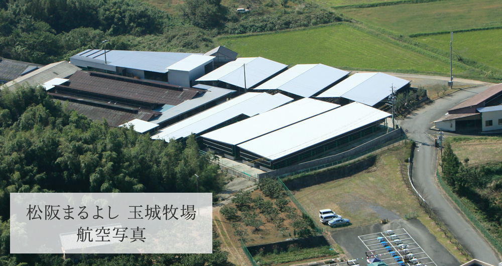 松阪まるよし玉城牧場 航空写真